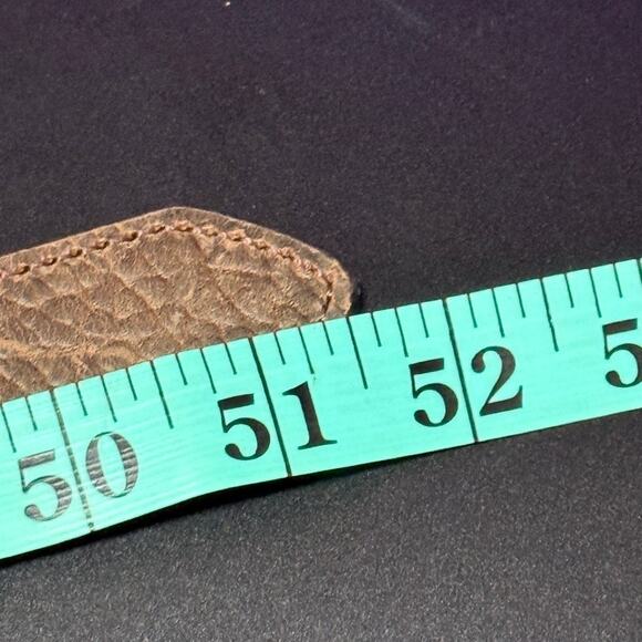 Nocona Men’s Western Brown Leather Belt Turquoise Studded Size 46 N210004302 - Picture 9 of 9